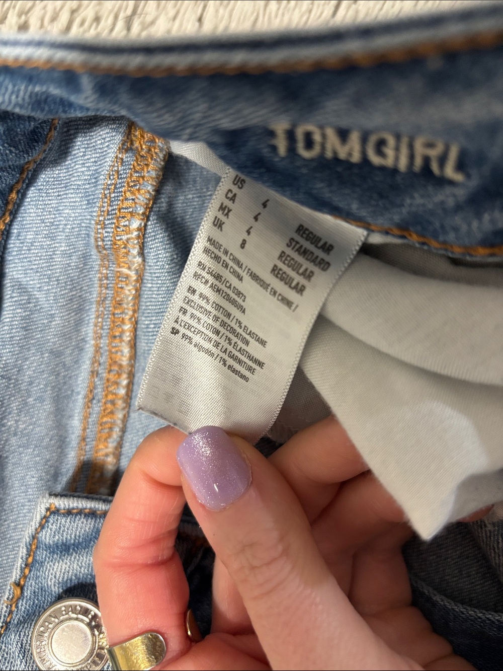 American Eagle Outfitters Distressed Tomgirl Jeans - Picture 2 of 5